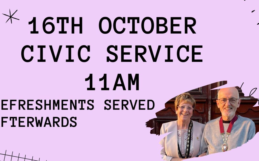 Sunday 16th is the Stapleford Town Council Civic Service at the Haven